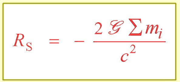 la formule de Schwartzschild